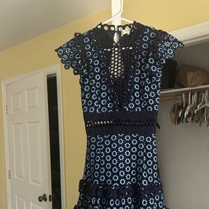 Sea New York Josie Crochet Lace Floral Dress